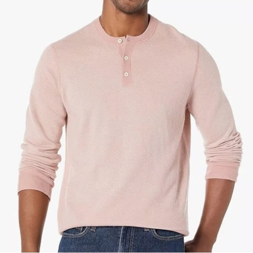 NWT Vince Birdseye Long Sleeve Henley